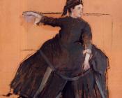 埃德加 德加 : Woman on a Sofa